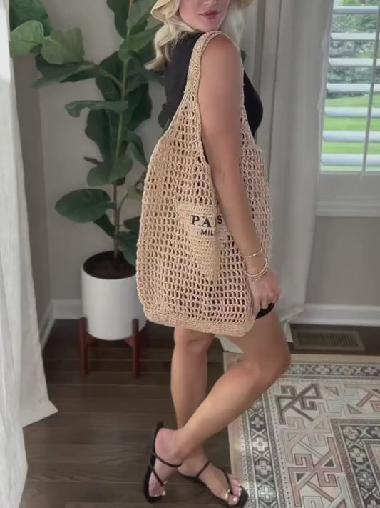 Chic Sleeveless Slim Bodycon Short Dress, Solid Color Crew Neck H-Line Dress, Woman's Clothing